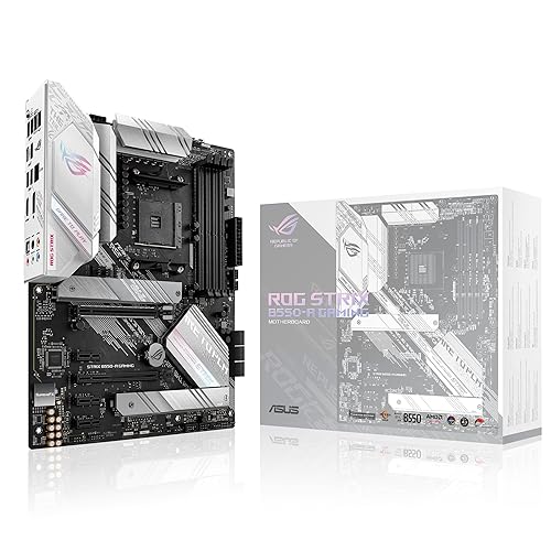 ASUS ROG STRIX B550-A GAMING Mainboard Sockel AMD Ryzen AM4 (ATX, 2x M.2, SATA 6Gbit/s, USB 3.2 Gen 2, PCIe 4.0, Aura Sync) - A - B550