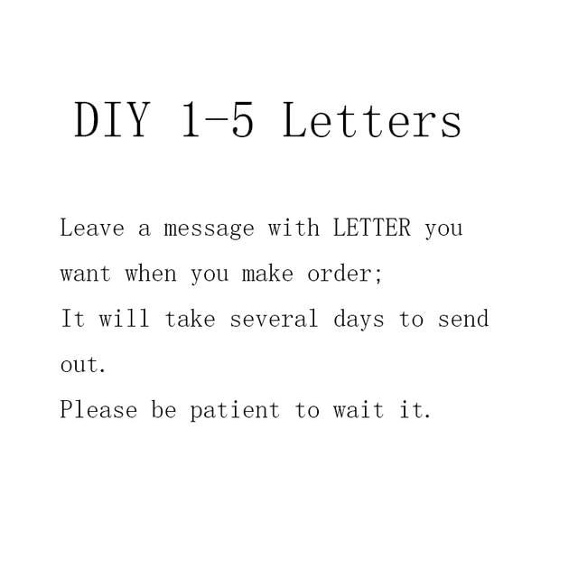 Rhinestone Daddy Necklace - CUSTOM (Leave Note)