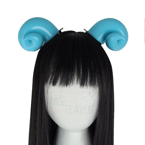 Pastel Succubus Horns - Blue