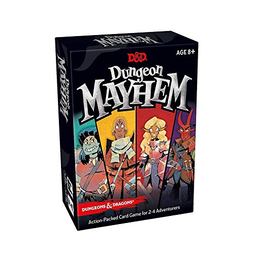 Dungeons & Dragons: Dungeon Mayhem Card Game, Multicolor, 2.49 x 9.91 x 12.7 cm - Single