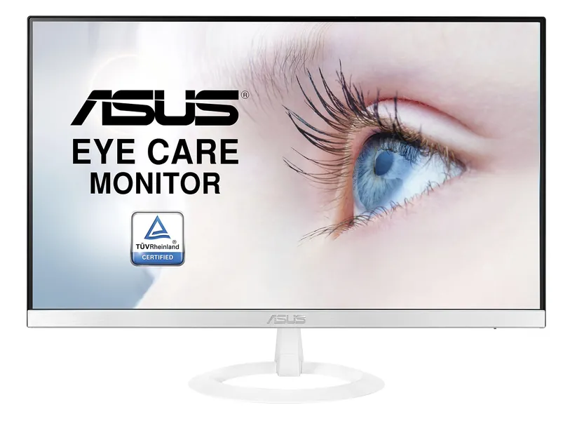 Asus VZ279HE-W 68,6 cm (27 Zoll) Monitor (Full-HD, Eye-Care, VGA, HDMI, 5ms Reaktionszeit) weiß