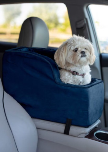 Microfiber Highback Console Dog Car Seat