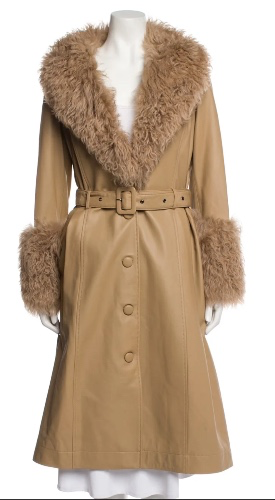 Escada Lamb Leather Coat