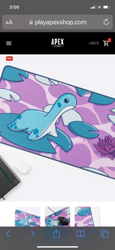 Apex desk mat