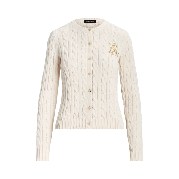Cable-Knit Cotton Cardigan | Ralph Lauren® Australia