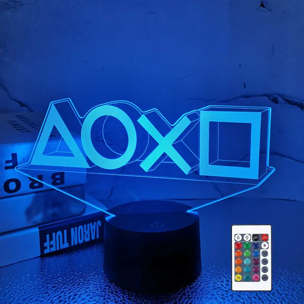 Game Player Gifts, Game Room LED Light with Remote+16 Colors + Flashing+USB Power, Bedroom Decoration for Video Game Lover Christmas Holiday Birthday Gift