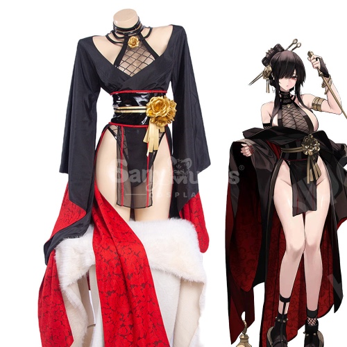 【In Stock】Anime Spy x Family Cosplay Yor Forger Kimono Cosplay Costume - S