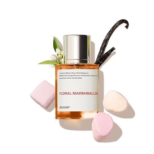 Dossier - Eau de Parfum - Floral Marshmallow - Inspired by By Kilian's Love,Don't Be Shy - Perfume Luxury - Pure Infused - Paraben-Free - Vegan - Feminine - For Women -Fragrance 1.7 Fl 0z (Spray 50ml) - 1.7 Fl Oz (Pack of 1)