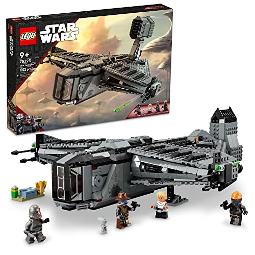 LEGO Star Wars The Justifier 75323, Buildable Toy Starship with Cad Bane Minifigure and Todo 360 Droid Figure, The Bad Batch Set, Gifts for Kids, Boys & Girls - Standard Packaging