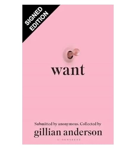 SIGNED Gillian Anderson Book Want & AFTAL Member Certificate of Authenticity Memorabilia Autograph