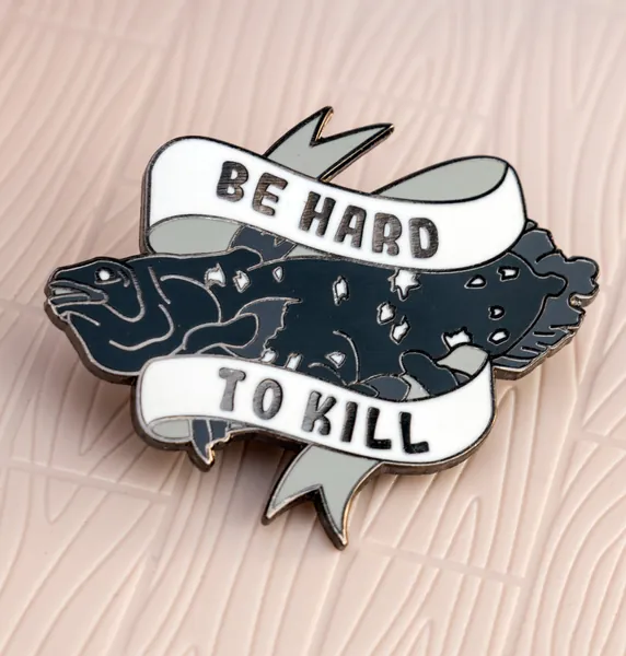 Coelacanth Enamel Pin | Cute Fish Lapel Fin for Fish Lovers