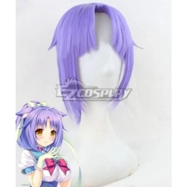 Nekopara Cinnamon Purple Cosplay Wig