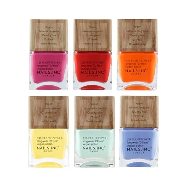 Nails.INC Follow The Rainbow 6-Piece Nail Polish Set (Worth Value £54)