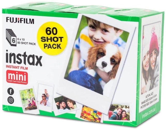 Instax Fujifilm mini Film, White (60 pack) - 60 Pack $59.00