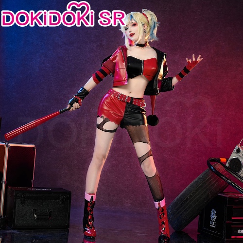 【Size S-3XL】DokiDoki-SR Anime Cosplay Black Red Girl Costume | Costume Only-M-Order Processing Time Refer to Description Page
