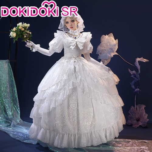 DokiDoki-SR Game Identity V Cosplay Lady Bloody Queen Promised Day Costume/ Wig | Costume Only M-PRESALE