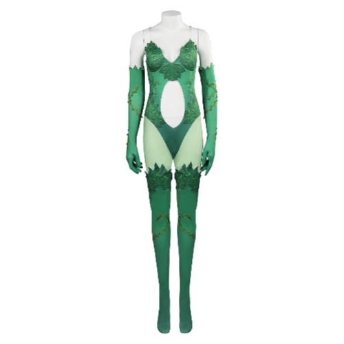 Poison Ivy Green Jumpsuit Cosplay Costume Suit