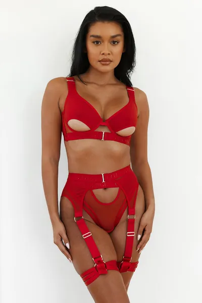 Luna Intimates Bra (Set) - Red | 32 / A