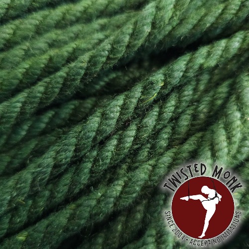 Green Hemp Rope | 6mm (Most Popular) / 30ft (Most Popular)