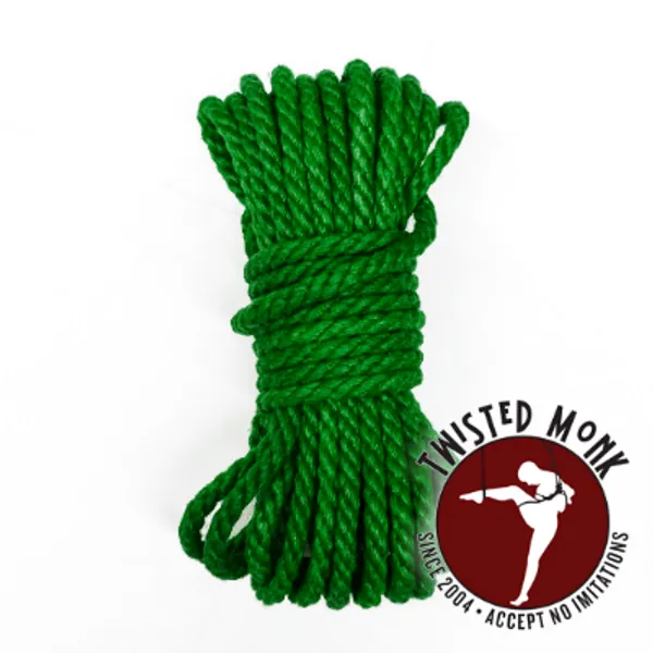 Green Hemp Rope | 6mm / 30ft