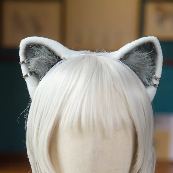 Realistic Cat ears with earrings