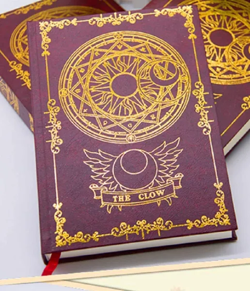 Notebook Captor Sakura CERBERUS Clow Libra Pattern Star Magic Notebook Travel Journal Diary Book Anime Cartoon Gift