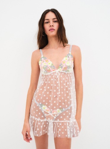 Daisy Blossom Slip Dress — Multi