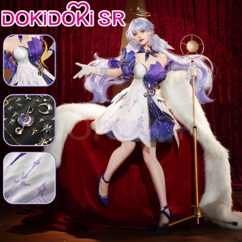 Dokidoki-SR Game Honkai: Star Rail Cosplay Robin Costume | Costume Only-S-Order Processing Time Refer to Description Page