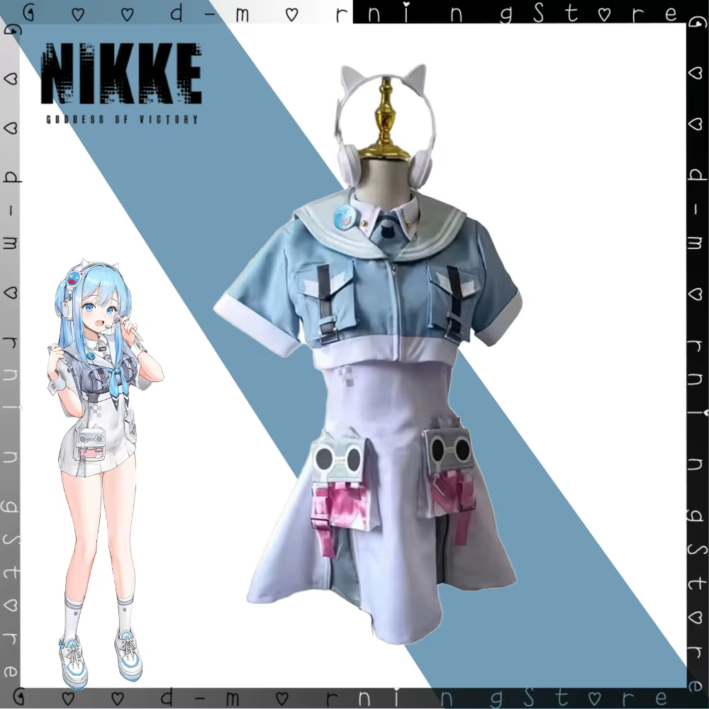Game NIKKE The Goddess Of Victory shefti Suit Cosplay Dress Women  Party Suit with Headset Uniform Halloween Party Role play - AliExpress 200000532