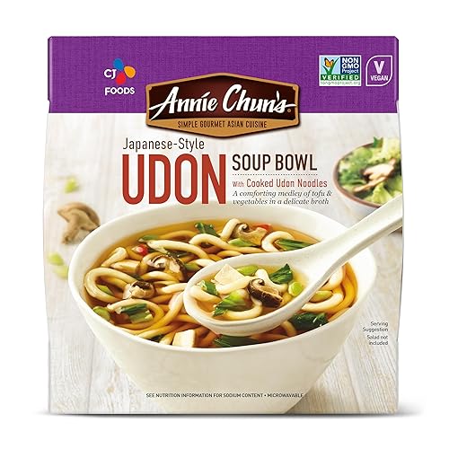 Annie Chun's Soup Bowl, Japanese Style Udon, Non GMO, Vegan, 5.9 Oz (Pack of 6) - Udon