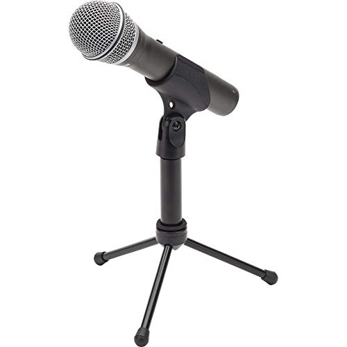Samson Technologies Q2U USB/XLR Dynamic Microphone Recording and Podcasting Pack (Includes Mic Clip, Desktop Stand, Windscreen and Cables), Silver - Q2U Gray