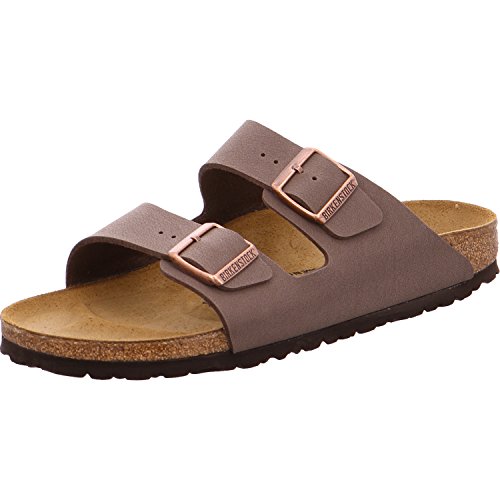 Birkenstock womens Arizona - 7-7.5 Narrow Women/5-5.5 Narrow Men - Mocha Birkibuc