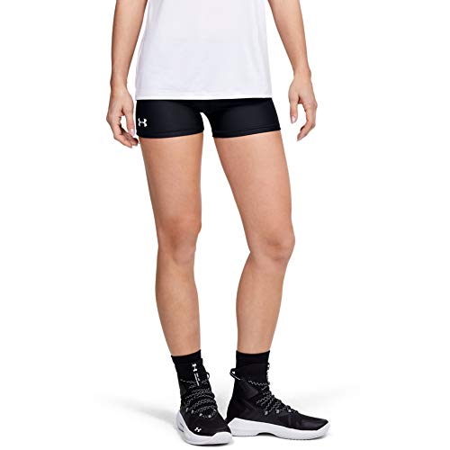 Under Armour Women's Team Shorty 3 - Black (001)/White - Medium