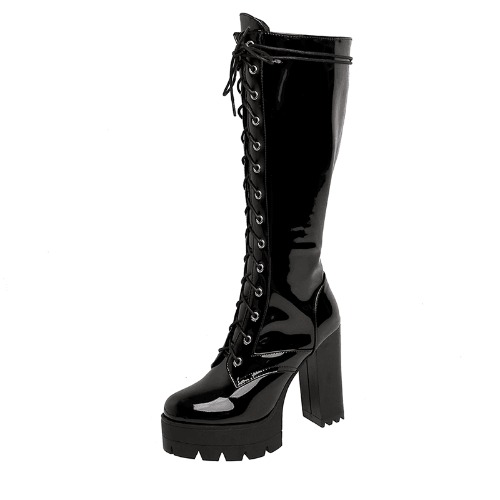 BLOODY NIGHT BOOTS | Black / 10