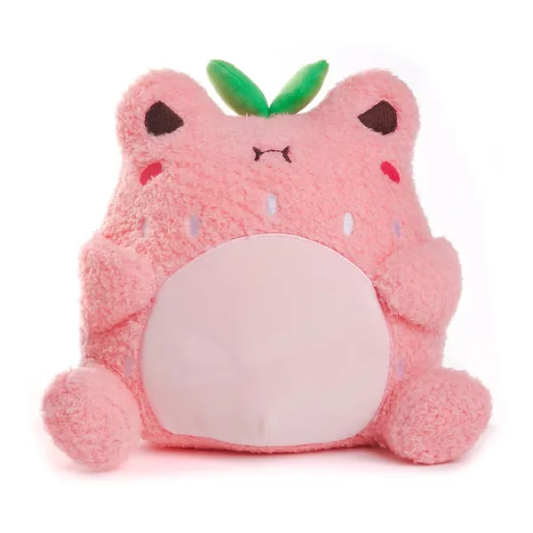 Cuddle Barn PlushGoals - Strawberry Wawa Super Soft Cute Kawaii Froggie Dressed As Fruit Collectible Stuffed Animal Plush Toy Valentine's Gift, 9 inches