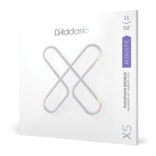 D'Addario Gitarrsträngar – XS fosfor bronsbelagda akustiska gitarrsträngar