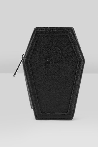 Carried To The Grave Wallet | One Size / Black / 100%Polyurethane