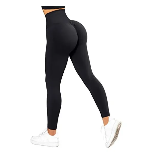 
                            SUUKSESS Women Scrunch Butt Lifting Seamless Leggings Booty High Waisted Workout Yoga Pants
                        