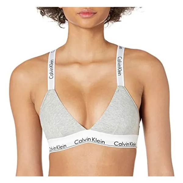 
                            Calvin Klein Women's Modern Cotton Unlined Triangle Crossback Bralette
                        