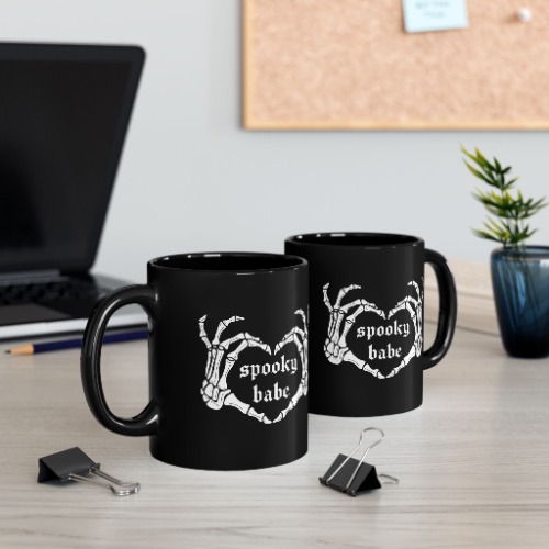 Spooky Babe Skeleton Mug - 11oz
