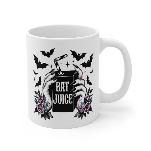 Bat Juice, Goth Mug - 11oz
