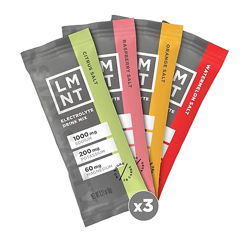 LMNT Zero Sugar Electrolytes - Variety Pack | Drink Mix | 12 Count - 12 Servings (Pack of 1)