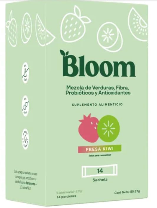 Bloom Greens Fresa Kiwi Caja Con 14 Sobres