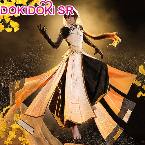 【 Ready For Ship】DokiDoki-SR Game Genshin Impact Cosplay Zhong Li God Costume  Zhongli Morax | XL