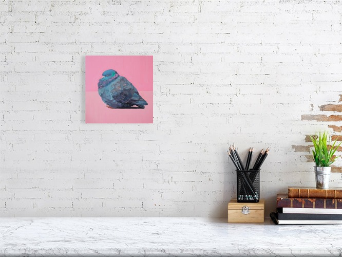 Pink Snoozer Print (multiple sizes) | 20 cm x 20 cm | 8 inches x 8 inches