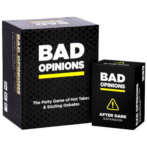 Bad Opinions Party Game + After Dark Expansion Set - The Hilarious Adult Card Game of Hot Takes & Sizzling Debates