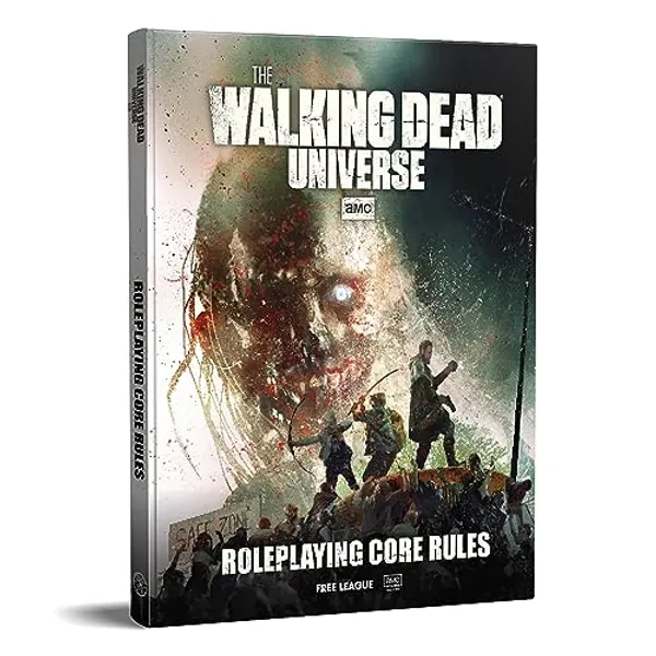 Free League Publishing The Walking Dead Universe RPG Core Rules - Hardback RPG Book, Horror Roleplaying, Free League Publishing