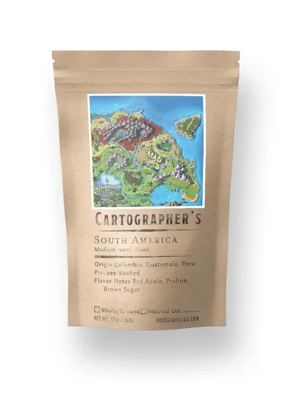 Cartographer's | Deven Rue’s South America Blend | Whole Bean / 12oz/340g