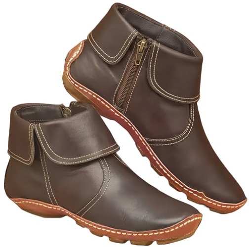 Ankle Boots Leathe 7 - Coffee