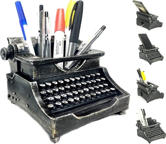 Typewriter Pencil Holder